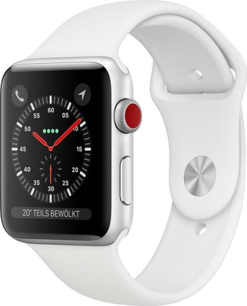 Apple Watch Series 3 GPS Cellular Aluminium 42mm silber mit Sport 145 00