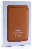 Apple iPhone Leather Wallet mit MagSafe braun