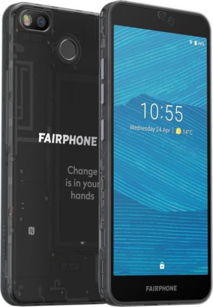 Fairphone 3 schwarz/transparent