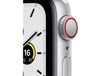 Apple Watch SE (1.Gen) GPS + Cellular 40mm Silver Aluminium Case with White Sport Band - Regular
