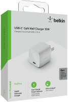 Belkin BoostCharge USB-C GaN-Netzladegerät 30W...