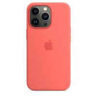 Apple Silikon Case iPhone 13 Pro mit MagSafe (pink pomelo)