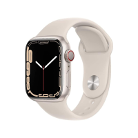 Apple Watch Series 7 (GPS + Cellular) 41mm Aluminium Polarstern mit Sportarmband Polarstern
