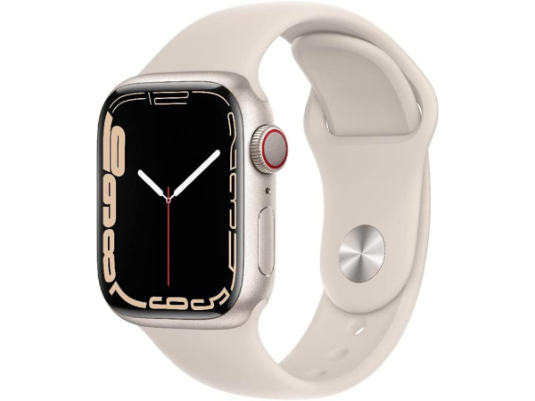 Apple Watch Series 7 (GPS + Cellular) 41mm Aluminium Polarstern mit Sportarmband Polarstern