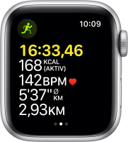 Apple Watch SE (1.Gen) GPS 40mm silber mit Sportarmband abyssblau