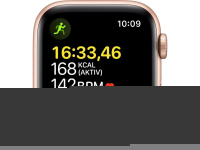 Apple Watch SE GPS + Cellular 40mm gold mit Sportarmband Polarstern