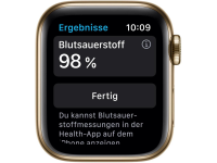 Apple Watch Series 6 GPS + Cellular 40mm Edelstahl gold Sportarmband Dunkelmarine