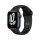 Apple Watch Nike Series 7 GPS + Cellular 45mm Aluminium Mitternacht mit Sportarmband anthrazit/schwarz