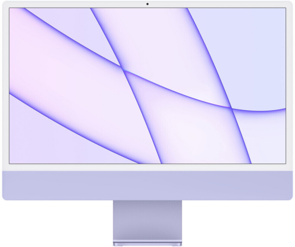 Apple iMac 24 Zoll M1 8-Core CPU 8-Core GPU 8 GB RAM 512 GB SSD violett