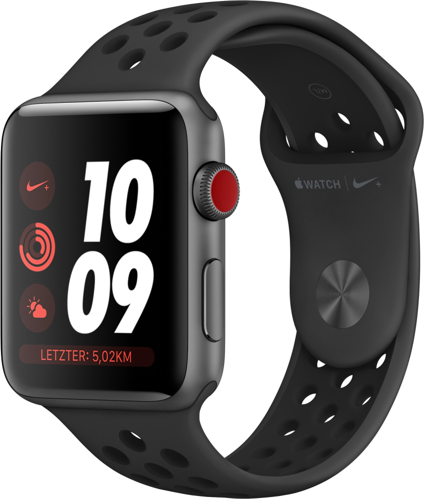 Apple Watch Nike Series 3 GPS Cellular Aluminium 38mm grau 169 00