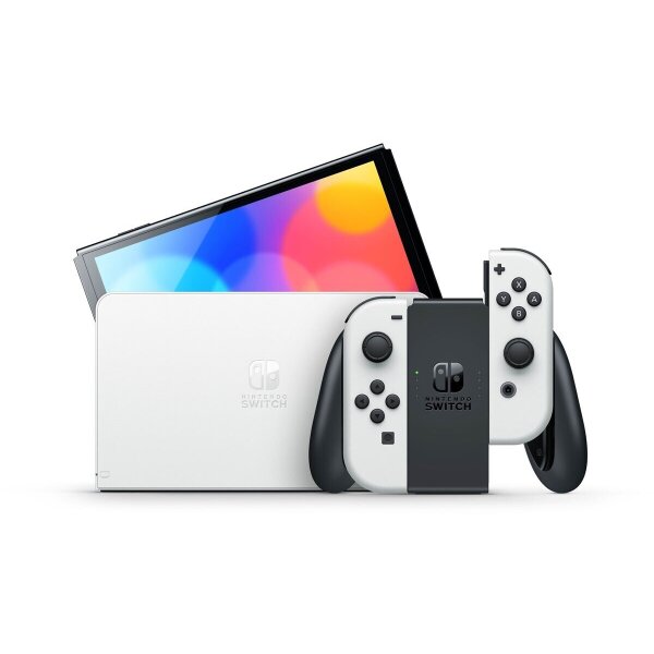 Nintendo Switch OLED schwarz/weiß