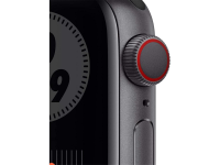 Apple Watch Nike Series 6 (GPS + Cellular) 44mm Aluminium space grau mit Sportarmband anthrazit/schwarz