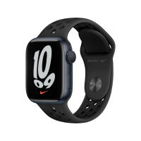 Apple Watch Nike Series 7 GPS 45mm Aluminium Mitternacht...
