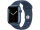 Apple Watch Series 7 GPS 45mm Aluminium blau mit Sportarmband abyssblau