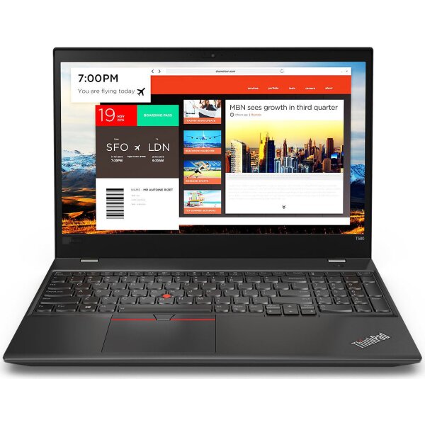 Lenovo ThinkPad T580 schwarz 15,6 Core-i5 256GB/8GB (20LAS1X200)