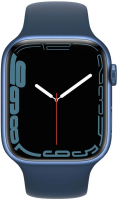 Apple Watch Series 7 GPS 45mm Aluminium blau mit...