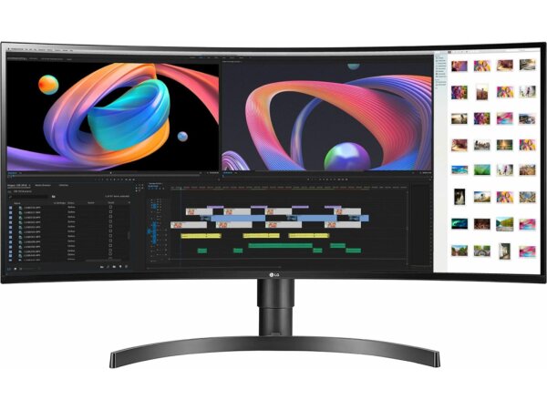 LG UltraWide 34WN80C-B 34 Zoll Curved Monitor schwarz