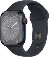 Apple Watch Series 8 (GPS + Cellular) 45mm Aluminium Mitternacht