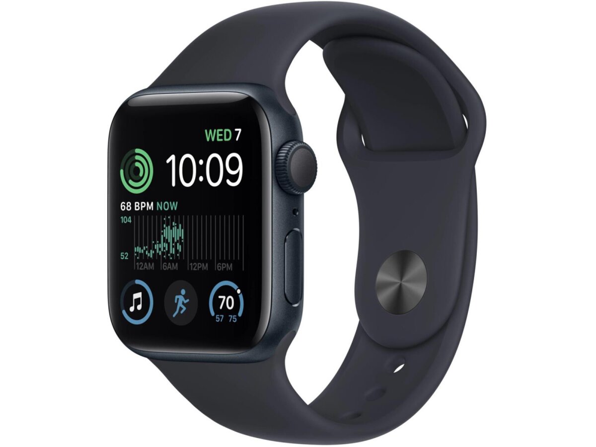 Apple Watch SE 2.Gen 2022 GPS 44mm Mitternacht 265 00