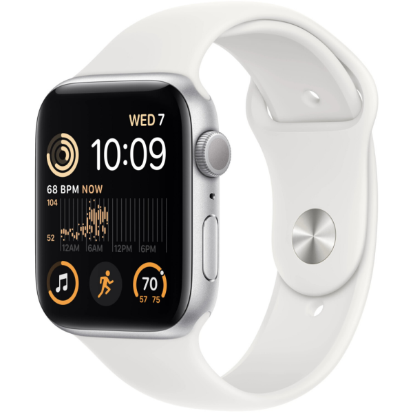 Apple Watch SE 2.Gen 2022 GPS 40mm silber weiB