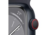 Apple Watch Series 8 (GPS + Cellular) 45mm Aluminium Mitternacht