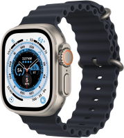 Apple Watch Ultra 49mm Titan GPS + Cellular Ocean Armband...