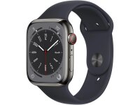 Apple Watch Series 8 (GPS + Cellular) 45mm Edelstahl...