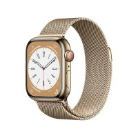 Apple Watch Series 8 GPS + Cellular 45mm Edelstahl gold...