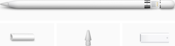 Apple Pencil 1. Gen (2015) Set inkl. USB-C auf Apple Pencil Adapter