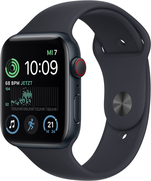 Apple Watch SE (2.Gen) 2022 (GPS + Cellular) 40mm Aluminium Mitternacht