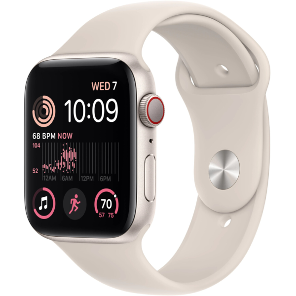 Apple Watch SE (2.Gen) GPS + Cellular 40mm Aluminium Polarstern S/M (2023)