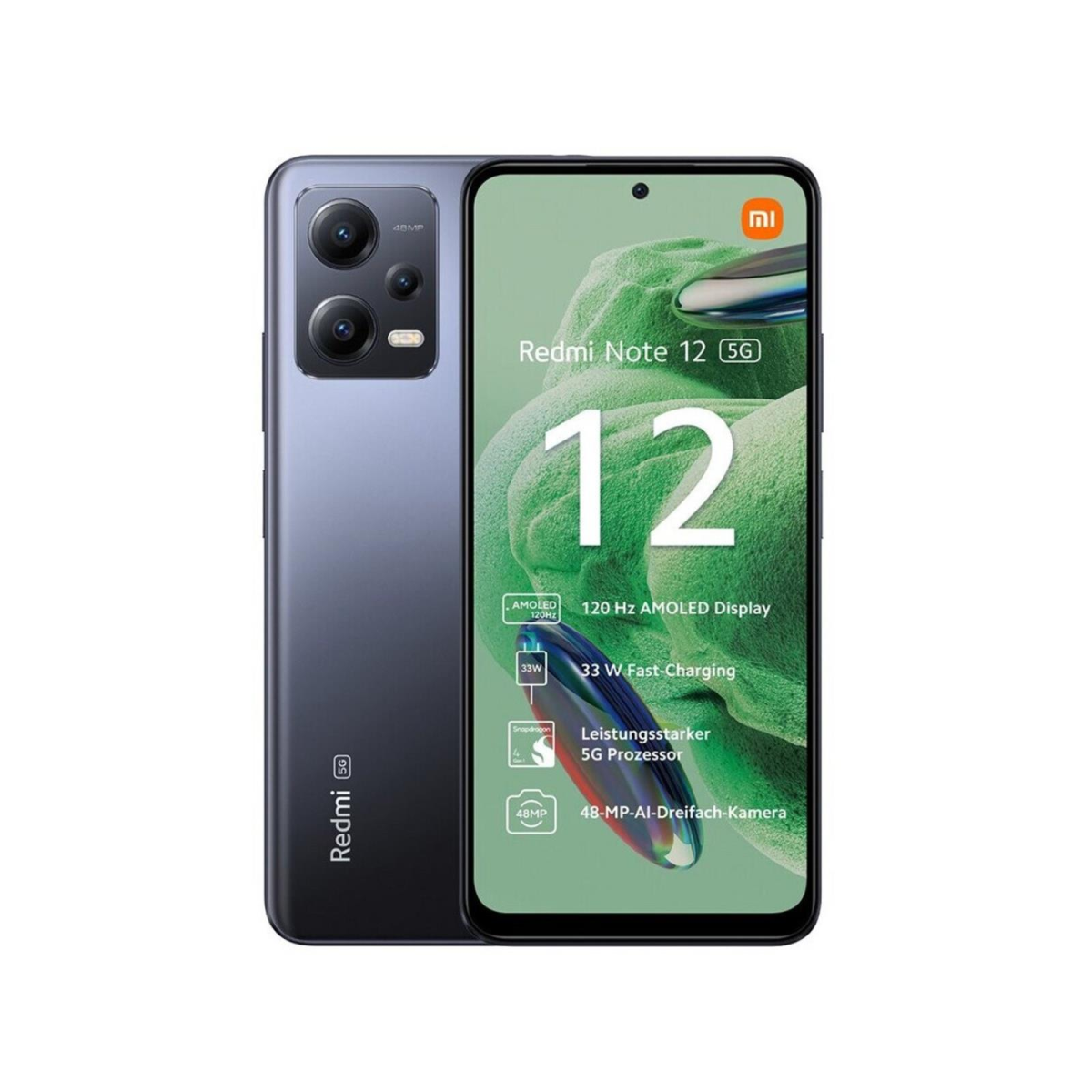 Xiaomi Redmi Note 12 5G 128GB/4GB Onyx Gray, 129,00