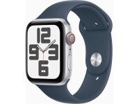 Apple Watch SE (2.Gen) 2022 (GPS + Cellular) 40mm silber/sturmblau