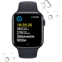 Apple Watch SE (2.Gen) GPS + Cellular 40mm Aluminium Mitternacht S/M (2023)