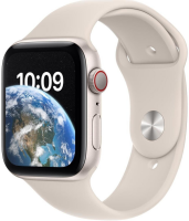 Apple Watch SE (2.Gen) 2022 (GPS + Cellular) 40mm Aluminium Polarstern S/M