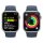 Apple Watch Series 9 (GPS + Cellular) 45mm Aluminium silber/sturmblau M/L