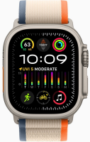 Apple Watch Ultra 2 49mm Titan GPS + Cellular Trail Loop orange/beige M/L