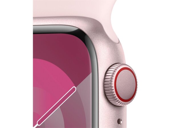 Apple Watch Series 9 (GPS + Cellular) 41mm Aluminium rosé/hellrosa S/M