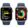 Apple Watch Series 9 (GPS + Cellular) 45mm Aluminium silber/sturmblau M/L