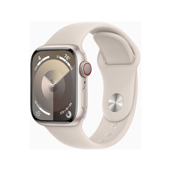 Apple Watch Series 9 (GPS + Cellular) 45mm Aluminium Polarstern S/M