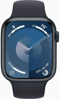 Apple Watch Series 9 (GPS + Cellular) 45mm Aluminium Mitternacht M/L