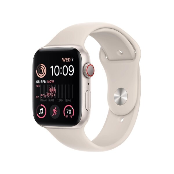 Apple Watch SE (2.Gen) GPS + Cellular 40mm Aluminium Polarstern S/M (2023)