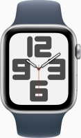 Apple Watch SE (2.Gen) 2022 (GPS + Cellular) 44mm silber/sturmblau