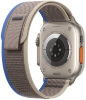 Apple Watch Ultra 49mm Titan GPS + Cellular Trail Loop Blau/Grau S/M