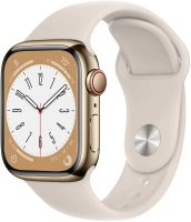 Apple Watch Series 8 (GPS + Cellular) 41mm Edelstahl...