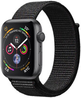 Apple Watch Series 4 GPS 44mm Space Grau Aluminum Sport Loop schwarz