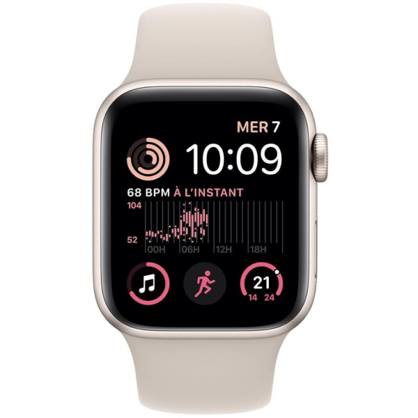 Apple Watch SE (2.Gen) GPS 40mm Aluminium Polarstern M/L (2023)