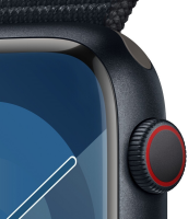 Apple Watch Series 9 GPS + Cellular 41mm Aluminium Mitternacht Sport Loop