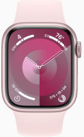 Apple Watch Series 9 GPS + Cellular 41mm Aluminium rosé/hellrosa M/L