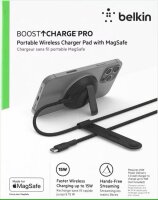 Belkin BoostCharge Pro tragbares kabelloses Ladepad mit MagSafe